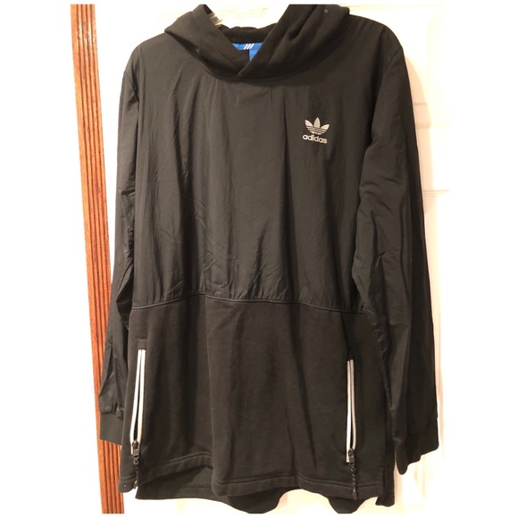 adidas originals mixed hoodie